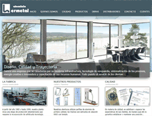 Tablet Screenshot of hermetal.com.ar